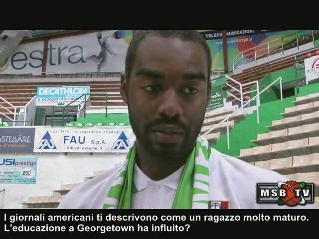 Montepaschi, intervista a DaJuan Summers