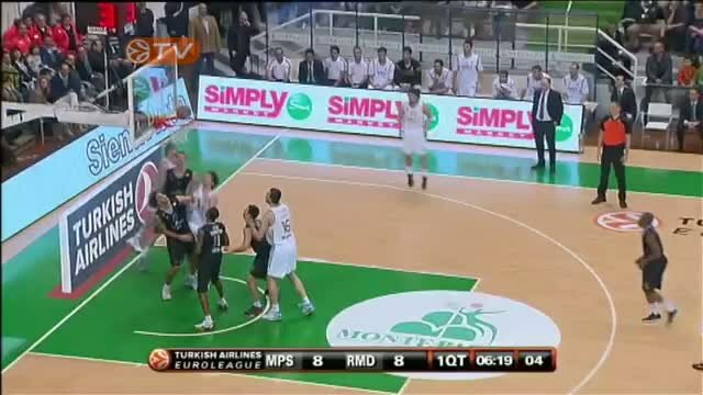 Euroleague: Montepaschi - Real Madrid