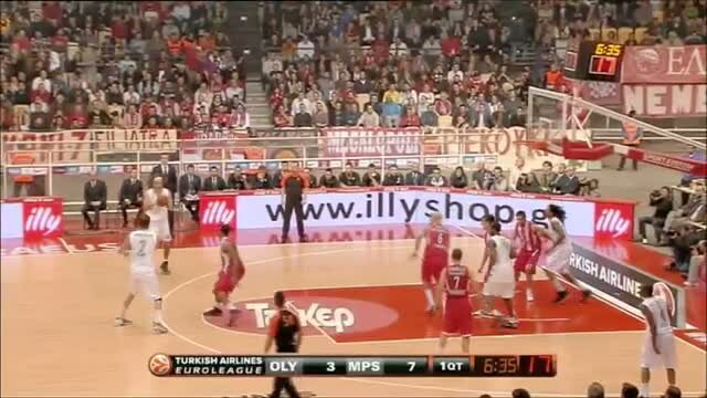 Eurolega: Olympiacos-Montepaschi Siena